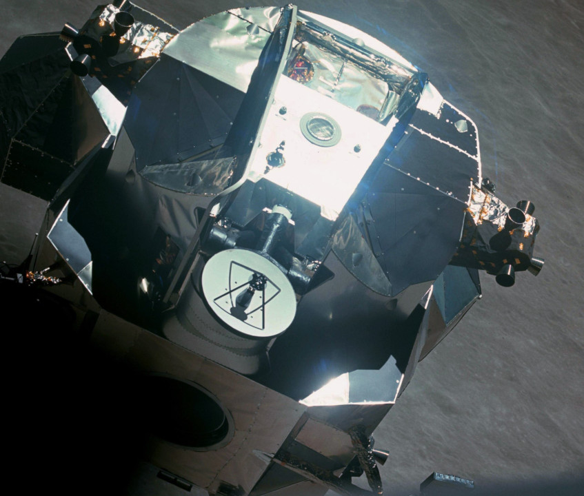 Snoopy, as seen from Apollo 10 command module